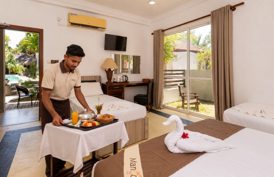 Room Service at Mango Resorts & Spa in Arugam Bay